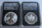 2019-w Ngc Pf70  canada Set  Pride Of Two Nations 2-coin Set Fdoi  w signed Coa 