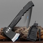 Multifunctional Hammer Head Axe Survival Tactical Tool - Folding Saw  