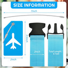8 Pcs Luggage Straps Suitcase Tags Set For Tsa Approved  4 Travel Adjustable Sui