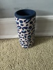 Hydragear Slim Can Koozie Stainless Steel  Metal Leopard Print Blue Insulated