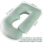 Pregnancy Pillow U-shaped Full Body Maternity Support Pillow Pregnant Women Repl