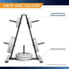 Marcy Standard Weight Plate Tree Storage Rack Pt-5733 A-frame Gym Fitness Rack