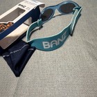 Baby Banz Uv400 Wrap Baby Sunglasses W  Strap Blue Frame Black Tinted 0-2