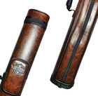 New    2x2 Hard Cue Case Oval Pool Cue Billiard Stick Carrying Case