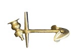 Brass Anchor Vintage Single Candle Holder Candleholder