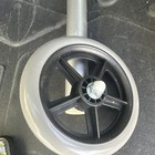 Stroller Replacement Wheel Assembly Gray black Plastic W  Tube leg Assembly