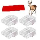 Deer Whistles For Car  Deer Warning Device With Adhesive 4 Pcs Transparent