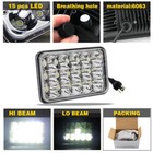 4x6  Motorcycle Led Headlight Lamp Hi low For Xr250 Xr250l Xr650l Xr650r