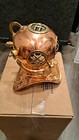 Nautical Brass Deep-sea Diving Helmet Desk Ornament Not To Wear  aprox 8  Tall 