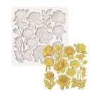 Newest 1pcs Flower Silicone Molds Fondant Candy Mold For Cake Decorating