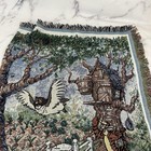 The Danbury Mint Winnie The Pooh Tapestry Throw Blanket Vintage Disney Woven