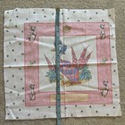 Vtg 1993 Beatrix Potter Peter Rabbit Fabric Panel Pre-cut Quilting Craft Block