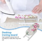 Portable Tabletop Ironing Board Mini Ironing Board Folding Legs For Home Travel