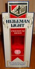 Vintage 1977 Original New Heileman Light Premium Beer Sign Displayer 