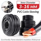 Automotive Flexible Pvc Cable Sleeving Tubing Wiring Harness Black Wire Loom