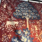 Gorgeous Lady And The Unicorn Common Room Tapestry Microfiber Reproduction