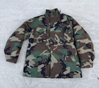 Us Army Cold Weather Field Jacket Coat   Liner Woodland Camo Large Long Milsurp