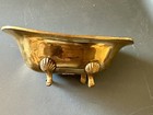 Vintage Brass 1 12 Scale Miniature Bathtub
