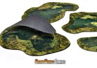 2d Terrain - Swamp Bog Compatible With War Gaming   Miniature Games Non-slip Mat