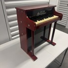 Antique Schoenhut Wooden Child s Toy Upright Piano 25 Key Works  read 