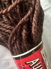 Vintage Aunt Lydia s Heavy Rug Yarn Lot Of 2 Skeins Wood Brown 70 Yards Each