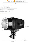 2x K-180a Strobe Light Kit  180ws Studio Strobe Light Kit For Photography 5600k 