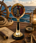 Solid Brass Nautical Ship s Engine Order Telegraph Vintage Black Dell Home Decor