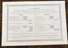 Planters Peanuts Rare 1925 Original Financial Statement With Vintage Mr Peanut