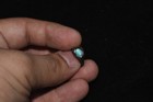 Genuine Ancient Roman Silver Ring With Turquoise Intaglio Circa 1st Century Ad