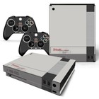 Xbox One X Console Skin Decal Sticker Old Nes Retro   2 Controller Custom Design