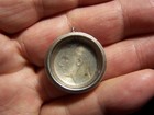 Wwii Trench Art 1943 Australian Florin Sterling Silver Sweetheart Pendant