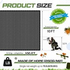 10 Ft X 100 Ft Paintball Net Hdpe Heavy Duty Paintball Barrier Equipment For    