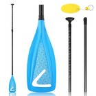 Adjustable 3-piece Carbon Fiber Sup Paddle - Lightweight  Portable  Floating Oar