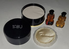 Dana Tabu Sealed Dusting Powder   2  0 5 Eau De Cologne Violin Perfume Bottles
