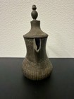 19th Century Islamic Middle Eastern Omani Nizwa Bedouin Brass Dallah Coffee Pot