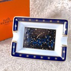 Hermes Porcelain Mini Ashtray Tray Voyage Hermes En Terre D etoiles 8x6cm W box