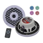 Stx Audio Mx65 2w 6 5  2-way Marine Rgb Led Speakers 350w 4 Ohm Pair