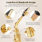 The Alto Saxophone Brass Electroplated Gold Paint Is Designed Beginners