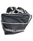 Vtg Cooper Hockey Locker Black Ice Hockey Equipment Bag Polyester Carry Handle