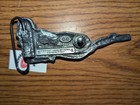 Nude Lady Naked Woman Lounging Cut-out Belt Buckle Made In Usa New