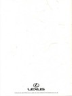 Lexus 1992 Dealer Brochure