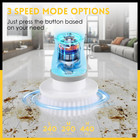 Electric Spin Scrubber 3 Speeds 8 Brush Heads For Bathroom Floor Tile Window