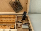 Antique Sign And Price Marking Set In Wood Box  Early 1900   s  Really Good Shape 