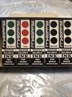 Vtg Speedball Water Soluble Ink For Block Printing - Set Of 5  Black  Red  Green