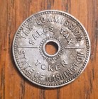 1946-1951 State Of Washington Sales Tax Commission Token 22 7mm Aluminium Coin