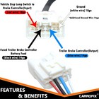 Custom Fit Plug-in Brake Control Adapter Harness For Toyota Tacoma   Tundra