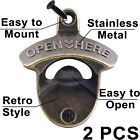 Retro Bottle Opener Wall Mounted Antique Bronze Table Mounted Beer Cap Opener St