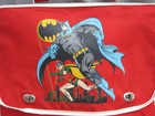 Vintage 1978 Batman   Robin Dc Comics Canvas Satchel Book Tote Bag