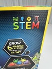 New  Nat Geo Mega Crystal Growing Kit 6 Crystals Light-up Base Science Kid Stem