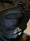 Adidas Black Medium Duffel Gym Bag Sports Travel Overnight Shoulder Carry 21x12